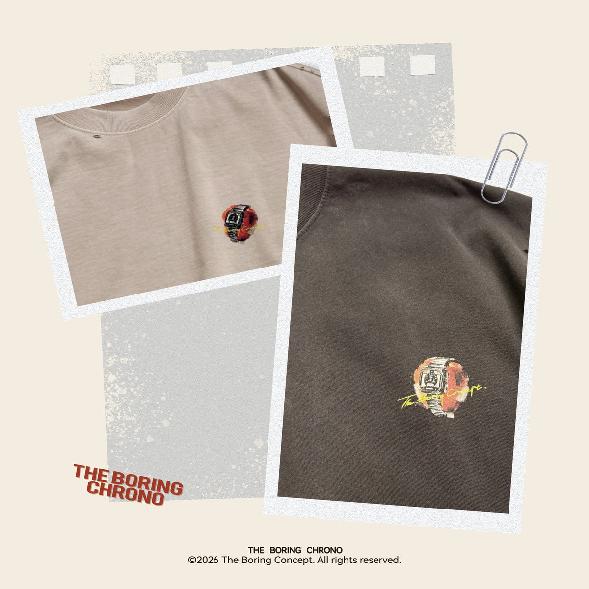 The Boring Chrono T shirt - The Boring Clothing