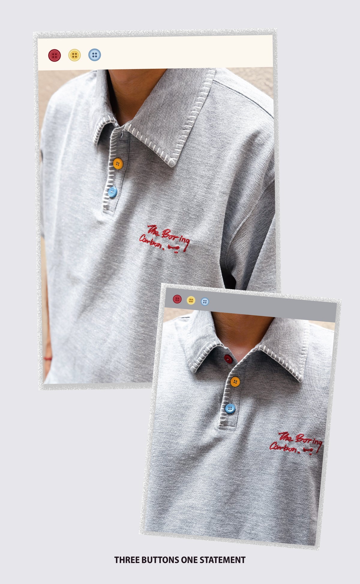 The Boring Collar Tee